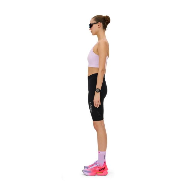 Bustieră alergare CEP Core Run Light Support Bra | susținere ușoară - lilac