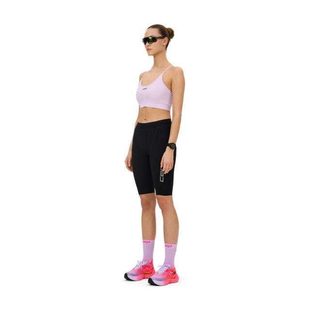 Bustieră alergare CEP Core Run Light Support Bra | susținere ușoară - lilac