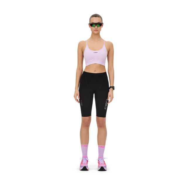 Bustieră alergare CEP Core Run Light Support Bra | susținere ușoară - lilac