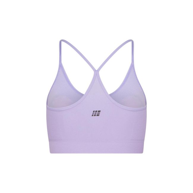 Bustieră alergare CEP Core Run Light Support Bra | susținere ușoară - lilac