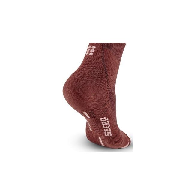 CEP - sosete compresie medii - hiking 80`s mid cut socks W - brown | rose