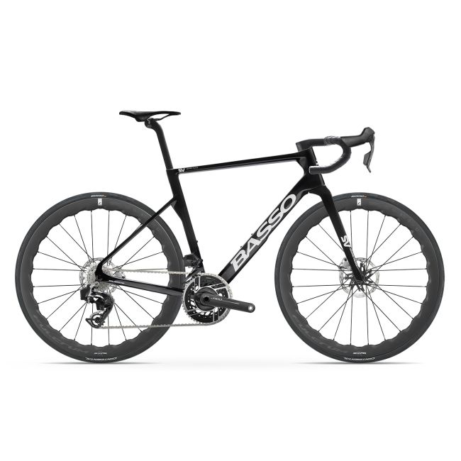 Bicicletă șosea Basso SV SRAM Red AXS - Pure Black