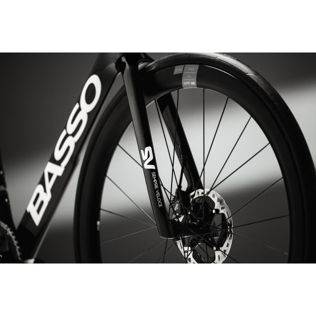 Bicicletă șosea Basso SV Campagnolo Super Record S - Pure Black