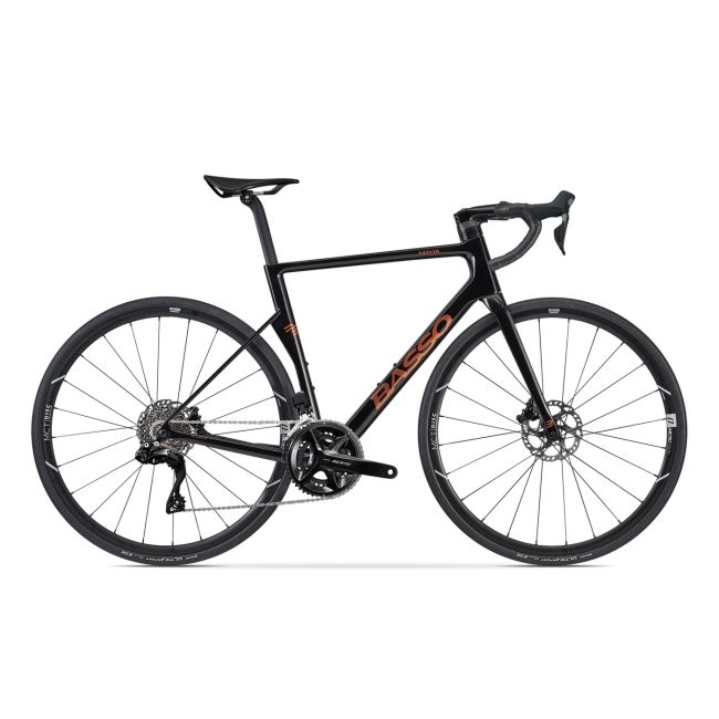 Bicicletă șosea Basso Venta R Shimano 105 Di2 - Magma Black Glossy