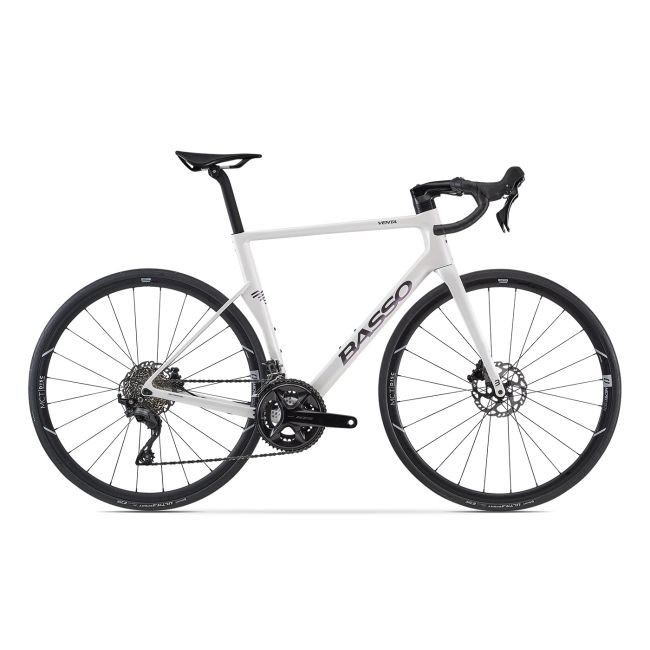 Bicicletă șosea Basso Venta R Shimano 105 - Pearl White Glossy