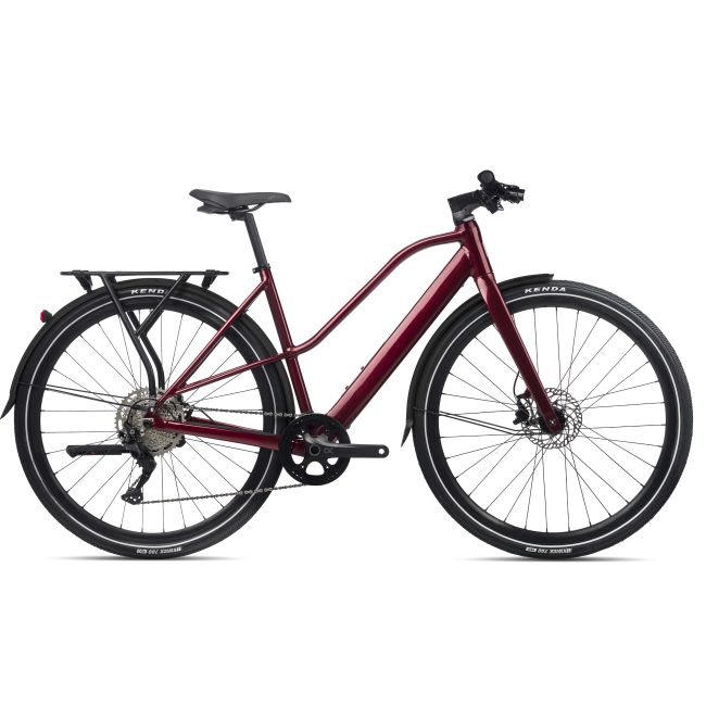 Bicicletă electrică urbană Orbea VIBE MID H30 EQ - Metallic Dark Red (Gloss)