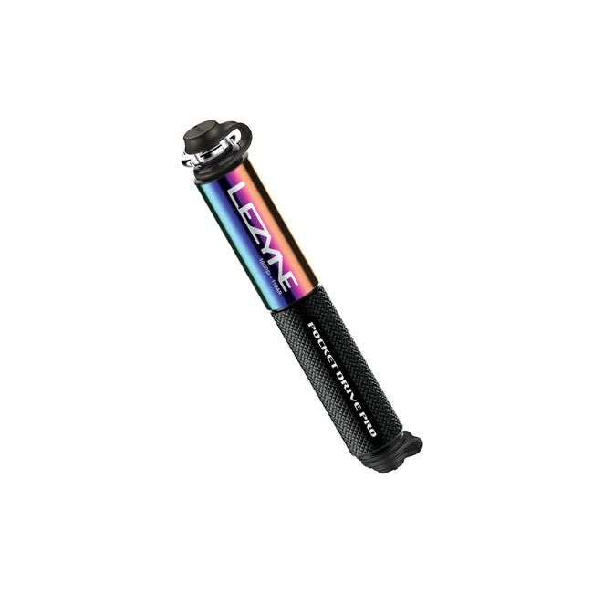 Lezyne - mini pompa - Hand Pump Pocket Drive Pro - 160 psi | 11 bar - neo metallic | black - 98g