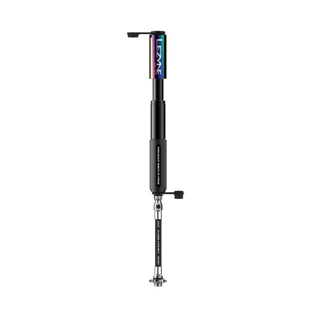 Lezyne - mini pompa - Hand Pump Pocket Drive Pro - 160 psi | 11 bar - neo metallic | black - 98g