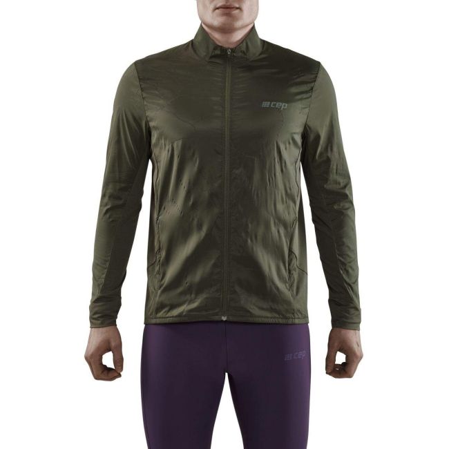 CEP - jacheta - reflective windbreaker - dark green
