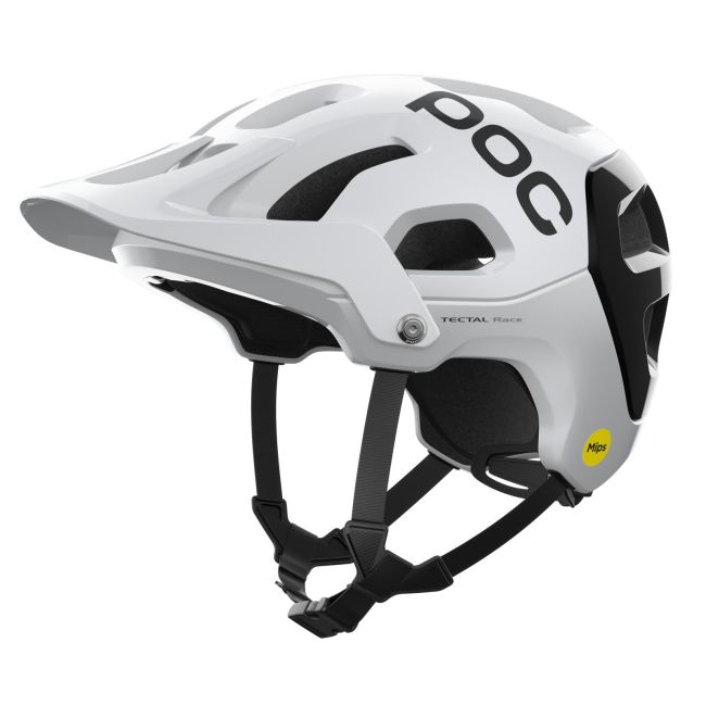 POC - casca MTB - Tectal Race Mips - Hydrogen White I Uranium Black