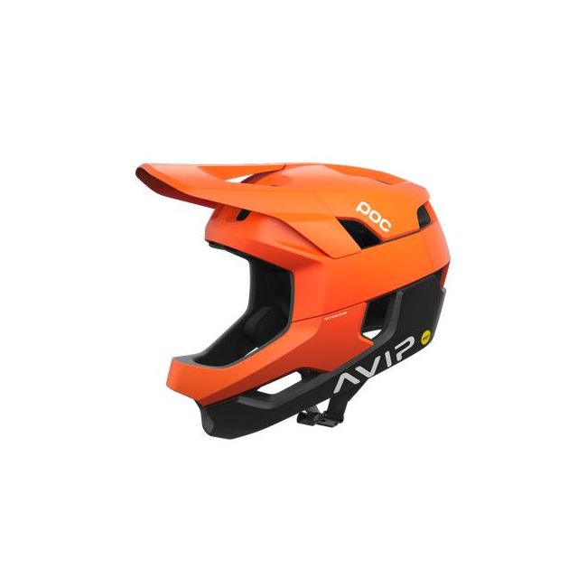 POC - casca MTB Fullface - Otocon Race Mips - Fluorescent Orange AVIP I Uranium Black Matt