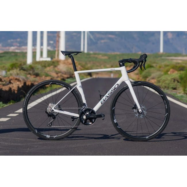 Bicicletă șosea Basso Venta R Shimano 105 - Pearl White Glossy