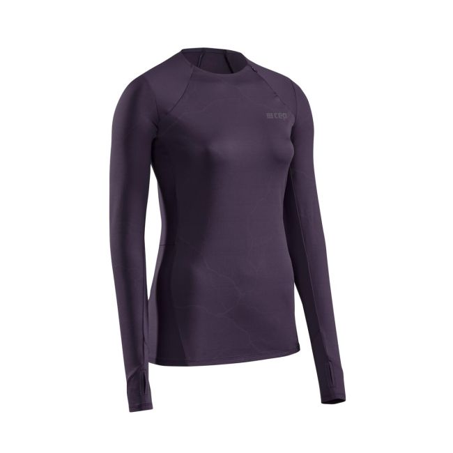 CEP - bluza cu maneca lunga - reflective shirt long sleeve - purple