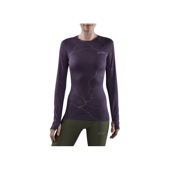 CEP - bluza cu maneca lunga - reflective shirt long sleeve - purple