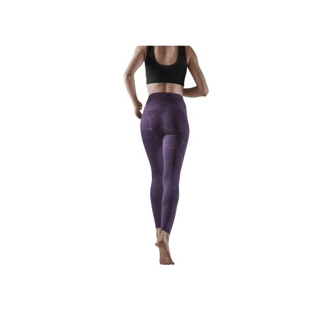 CEP - colanti - reflective tights - purple