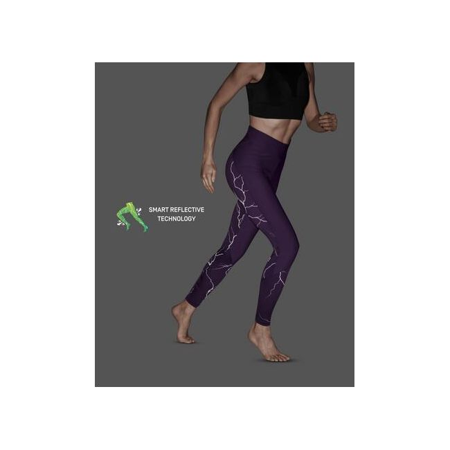 CEP - colanti - reflective tights - purple