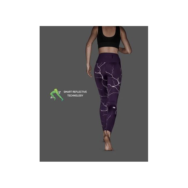 CEP - colanti - reflective tights - purple