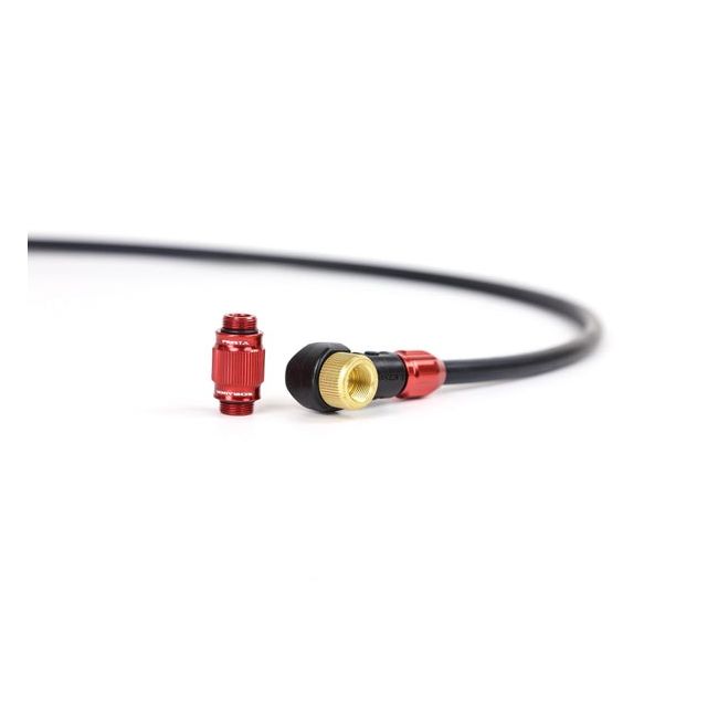 Lezyne - pompa podea - CNC Digital Drive 3.5 - manometru - Schrader I Presta - neo metallic - 220 psi