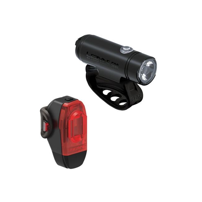 Lezyne - lumini set fata-spate - Classic Drive KTV Pair - 500 fata I 20 spate lumeni - USB - negru