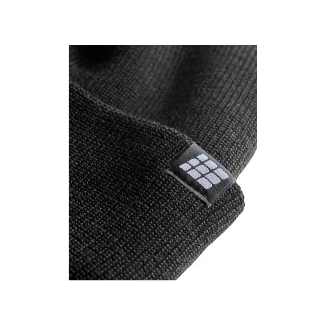 CEP - caciula - cold weather merino beanie - black