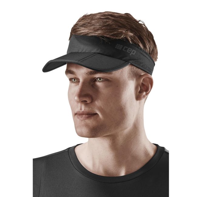 CEP - vizor - the run visor - black