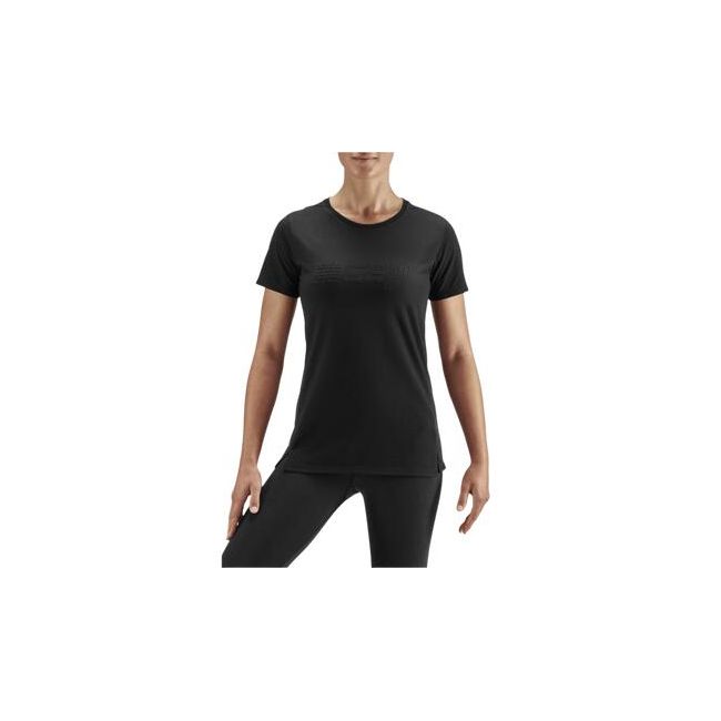 CEP - tricou tehnic - crew shirt short sleeve - black