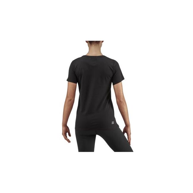 CEP - tricou tehnic - crew shirt short sleeve - black