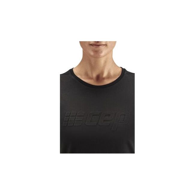 CEP - tricou tehnic - crew shirt short sleeve - black