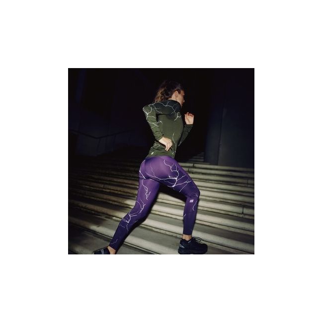 CEP - colanti - reflective tights - purple