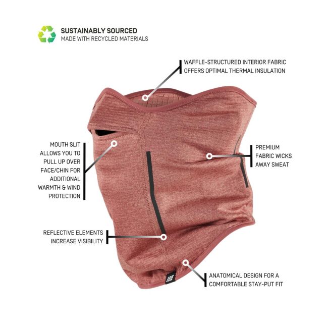 CEP - incalzitor gat - cold weather neckwarmer - rose