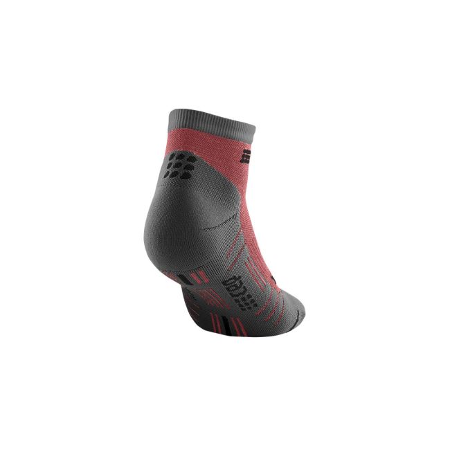 CEP - sosete compresie peste glezna - hiking light merino low-cut socks W - berry | grey