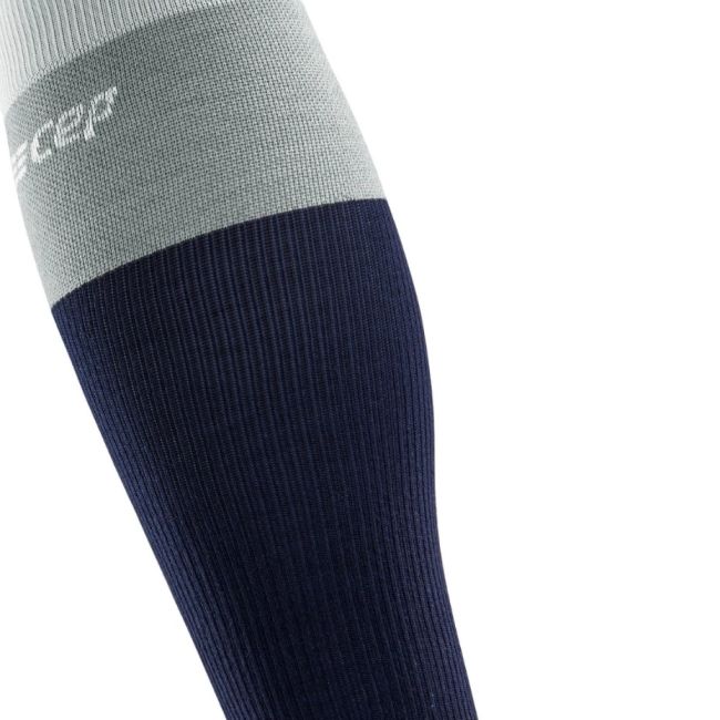 CEP - sosete compresie inalte - Hiking Light merino Socks W - Marine Blue I Grey
