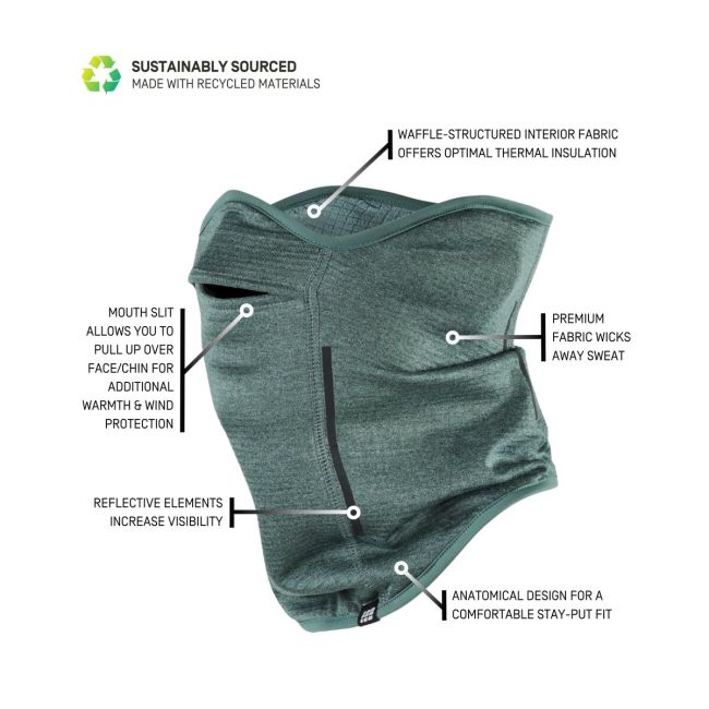CEP - incalzitor gat - cold weather neckwarmer - bluegrey