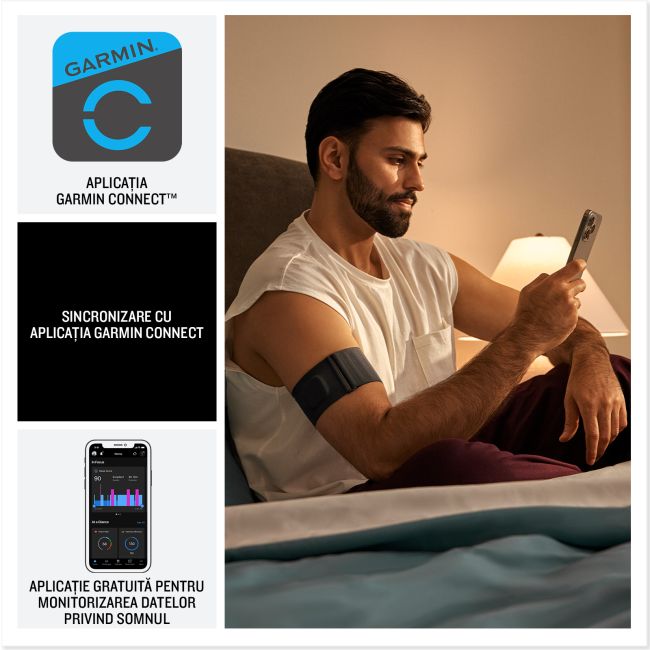 Monitor somn pentru brat Garmin Index Sleep Monitor S/M