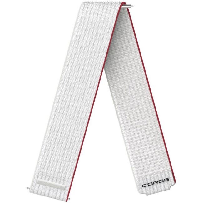 Coros - curea ceas nylon - Compatibil cu Pace 3 si Pace Pro - 22mm - Chalk