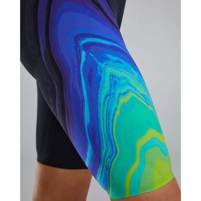 TYR - costum intreg tehnic - VENZO Open Back Volconyx W - lime | bleumarin