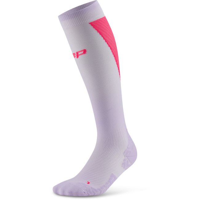 CEP - sosete compresie inalte - run ultralight socks tall 4.0 W - lilac | pink