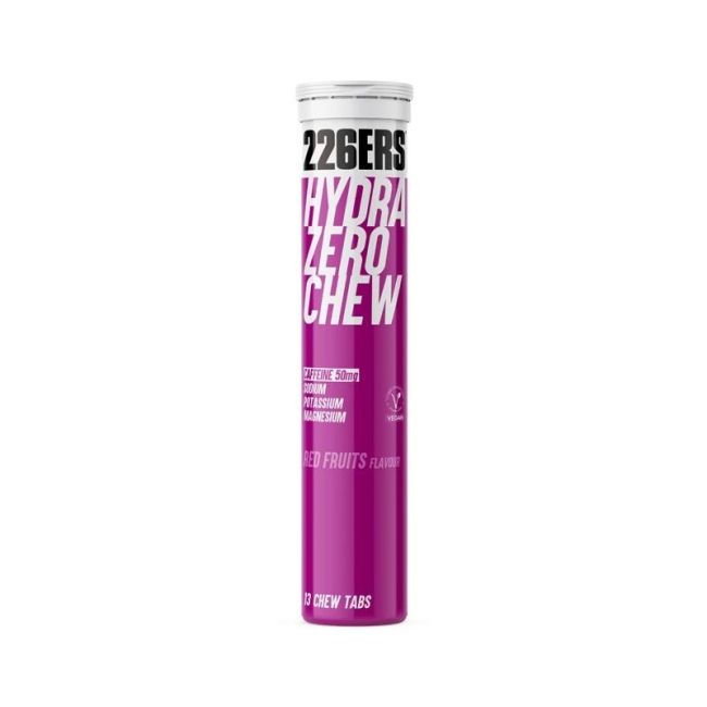 226ers - tableta electroliti - Hydrazero chew salts tabs - fructe rosii cu cofeina