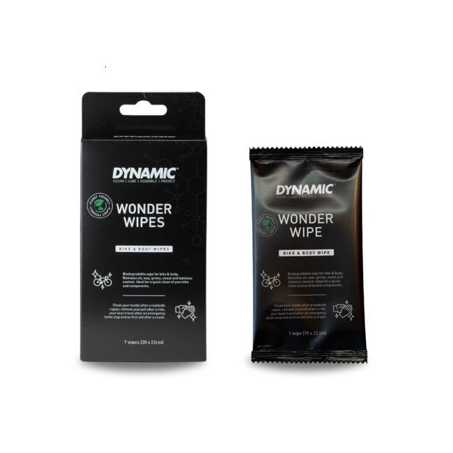 Dynamic Bike Care - Wonder Wipes Cleaning Wipes - 7 buc - 20x22cm