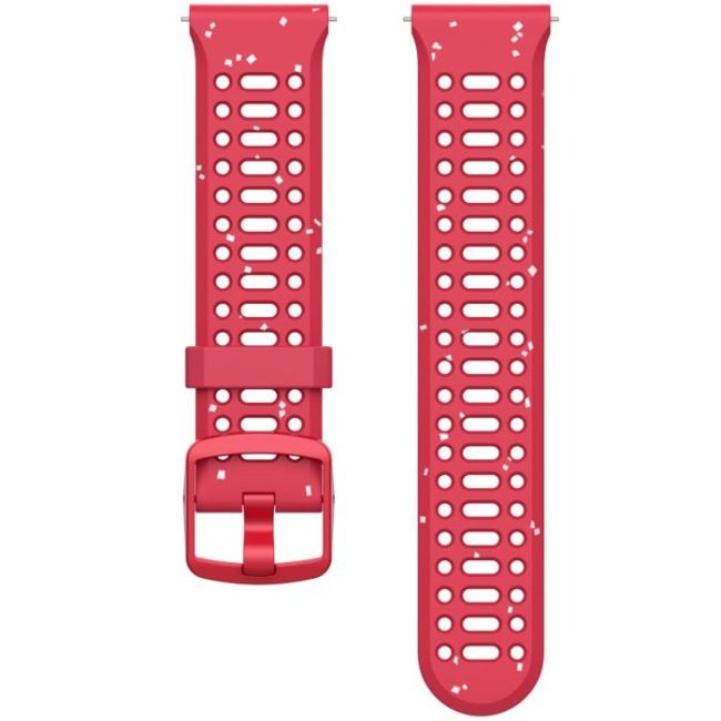 Coros - curea ceas silicon - Compatibil cu Pace 3 si Pace Pro - 22mm - Rosu