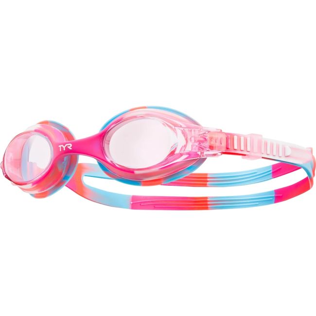 TYR - ochelari inot copii - Swimple Google Tie Dye - albastru roz