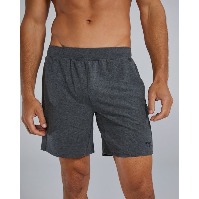 TYR - pantaloni scurti - UltraSoft Men's Midweight Terry A.M. Shorts - Charcoal | Heather