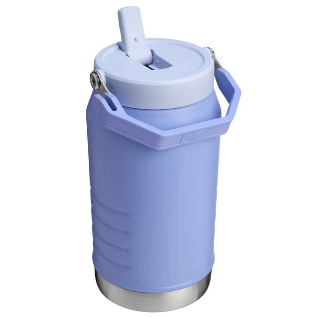 Stanley - termos clasic cu maner - The IceFlow Flip Straw Jug - Hydragea - 1.9 L