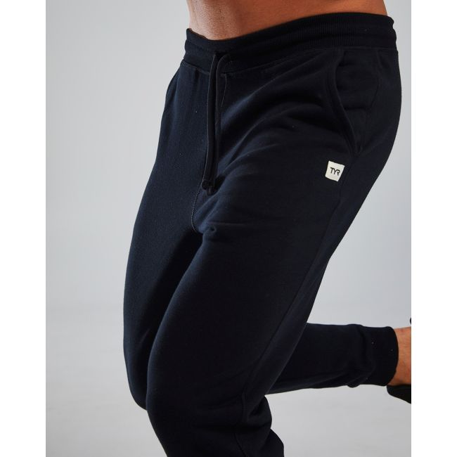 TYR - pantaloni joggers - UltraSoft Men's Heavyweight Terry Jogger - negru