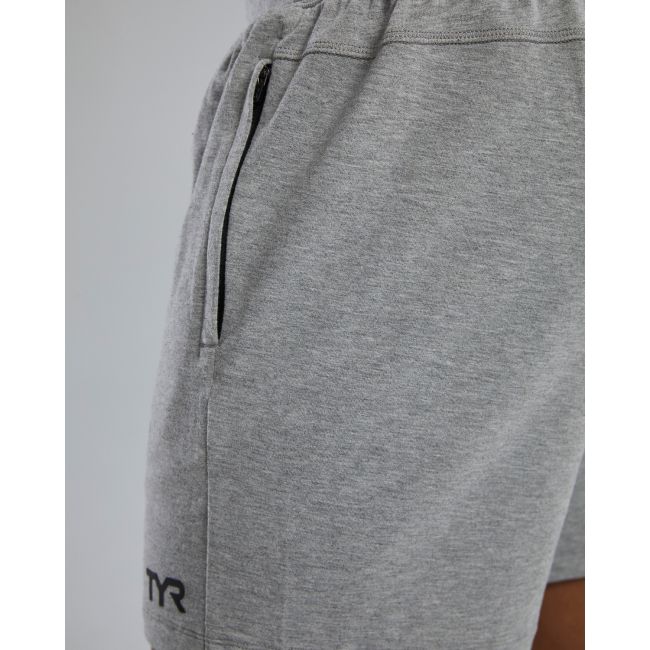 TYR - pantaloni scurti - UltraSoft Men's Midweight Terry A.M. Shorts - Light Heather Grey