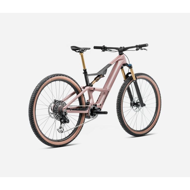 Bicicletă electrică eMTB Trail Orbea RISE SL M10 420W - Desert Rose | Carbon Raw (Matt)