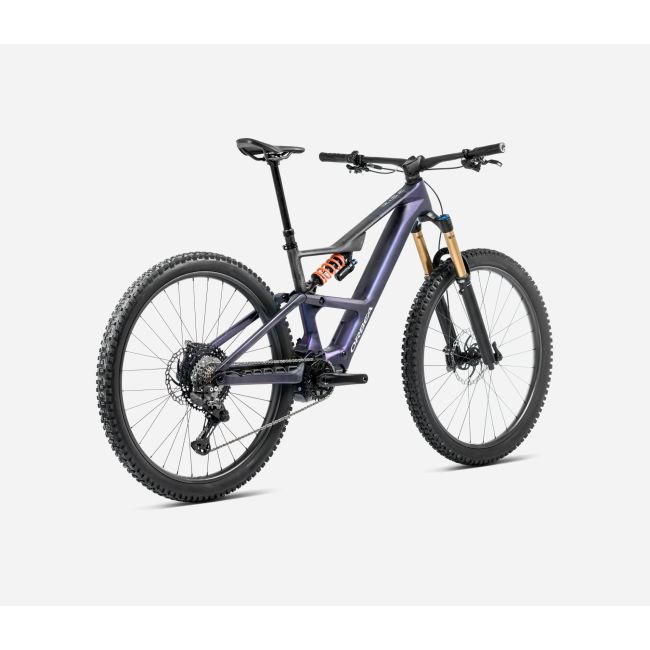 Bicicletă electrică eMTB Trail Orbea RISE SL M10 420W - Tanzanite Carbon View | Carbon Raw (Matt)