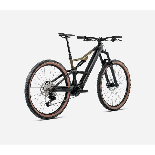 Orbea RISE SL H30 (2026) - bicicletă electrică eMTB Trail - Diamond Black  |  Splash Olive Green (Matt)