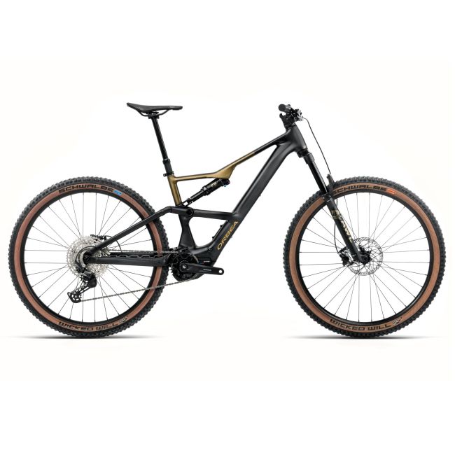 Orbea RISE SL H30 (2026) - bicicletă electrică eMTB Trail - Diamond Black  |  Splash Olive Green (Matt)