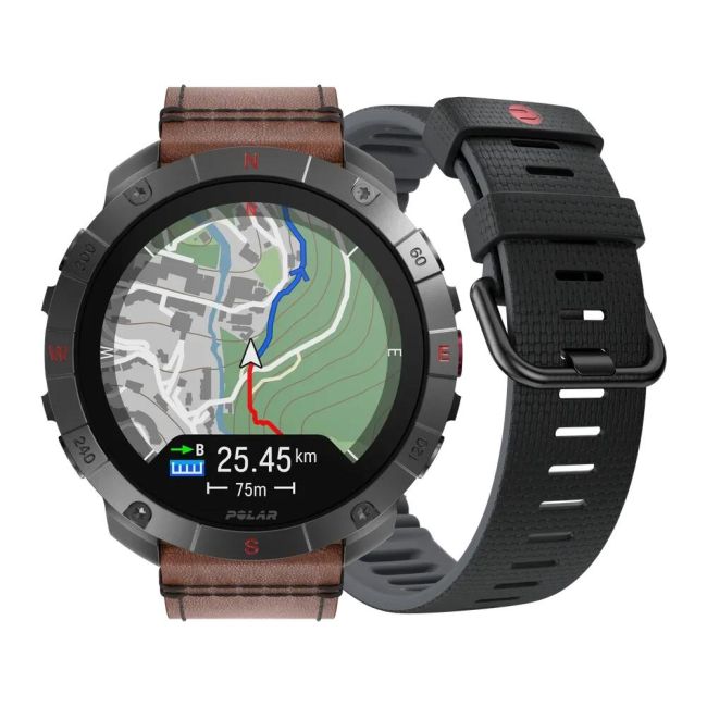 Polar - ceas sport inteligent GPS premium - Grit X2 Pro Titan - gri